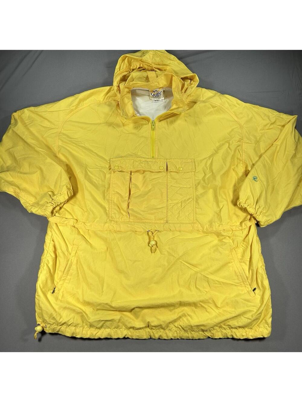 Vintage Roffe Castle Ridge Ski Retro Pullover 1/2 Zip Jacket USA Ladies Large